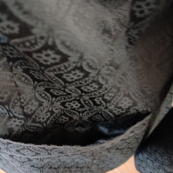 Banana Republic Black Jacquard Blazer Size 14 - Picture 5 of 10